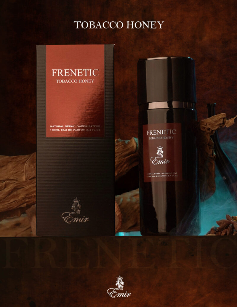 Paris Corner | Emir | Emir Frenetic | Tobacco Honey 80ml for Men - Image 4