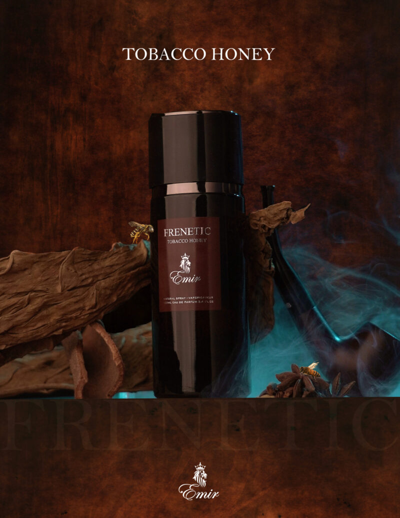 Paris Corner | Emir | Emir Frenetic | Tobacco Honey 80ml for Men - Image 2