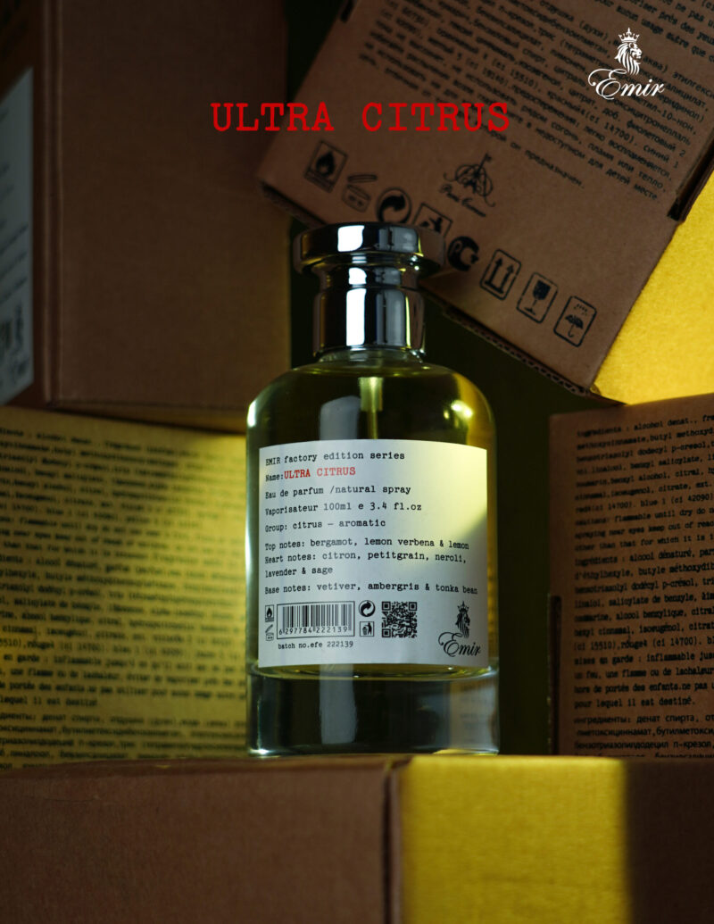 Paris Corner | Emir | Emir Factory Edition | Ultra Citrus 100ml for Men - Image 4